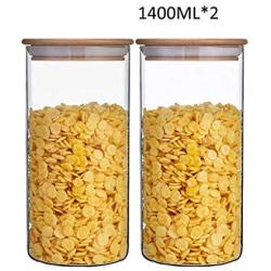 Glass Sealed Jars, Moisture-Proof Kitchen Food Containers, Storage Of Coffee Beans/Cereal/Oatmeal/Pasta