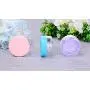 24 Pcs 20G/20ML Refillable Round Cosmetic Jars With Pink Screw Lid BPA Free Plastic Container Bottle Pot Holder Box For Women Girls Mineralized Makeup Nail Powdered Eyeshadow Cosmetic Samples Nails