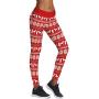 Christmas Yoga Pants for Women Digital Print Ugly Christmas Tight Fitting Stretch Leggings Footless Capri