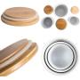 DII CAMZ38970 White Marble Ceramic Canister Set/3