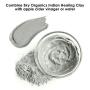 Indian Healing Clay Face Mask 16oz –100% Pure & Natural Bentonite Clay-Therapeutic Grade - Face Skin Care, Deep Skin Pore Cleansing, Detoxifying- Helps with Acne & Rejuvenating Skin- Made in USA