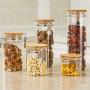 Glass Sealed Jars, Kitchen Household Grain Storage Tanks, Storage Jam/Honey/Coffee/Pasta