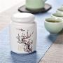 Porcelain Container Organizer Tea Sealed Storage Jars With Lids Ceramic Storage Tin Pot For Spices Tea Coffee Candy Bottle Boxes,Yaguangbailanhua