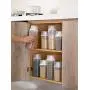 Kitchen Food container Seal pot tea coffee candy Storage Tank Plastic Cereals Snacks Box cookie canister jars for spices jarra,large white Kitchen Food container Seal pot tea coffee candy Storage Tank Plastic Cereals Snacks Box cookie canister jars for spices jarra,large white