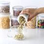 Yl Ly Food Storage Box Round Plastic Storage Box Pp Material Soup Jar Food Storage Storage Box Storage Tank Milk Powder Tank Lock Buckle_700Ml