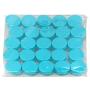 50 Jars Beauticom 3 Grams / 3 ml Professional Quality Round Clear Jars with Lids for Cosmetics, Lotion, Creams, Make Up, Beads, Charms, Rhinestones, Accessories and Much More! (Teal Lid)