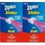 Ziploc Slider Storage Bags, Quart, 4 Pack, 40 Ct (160 Total Bags)