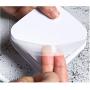 Large Plastic Boxes for Food, Transparent Storage containers Square Durable Sealed jar Herbs Pot Pack of 2-D 800mlx2