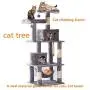 Jueapu Cat Tree Multi-Layer Cat Tree Elevated Hammock Cat House Cat Tower Cat Game Leisure Place Sisal Cat Nest Cat Scratch Column Cat Apartment Cat Climbing Frame Luxury Cat Tower Cat Nest Jueapu Cat Tree Multi-Layer Cat Tree Elevated Hammock Cat House Cat Tower Cat Game Leisure Place Sisal Cat Nest Cat Scratch Column Cat Apartment Cat Climbing Frame Luxury Cat Tower Cat Nest