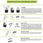 Mina ibrow Henna Starter Kit (8 Colors of ibrow Henna, Brow Conditioning Cleanser & Brow Nourishing Oil)