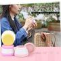 Prikola Small Travel Containers Leakproof Travel Jars for Creams TSA Approved Travel Accessories Silicone Containers with Hard Sealed Lids for Face Hand Body Cream 20ML (3 Pack)
