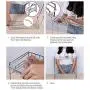 Mehrstufiger Küchen- und Badezimmer-Aufbewahrungsregal, 2 Ebenen, große Größe, Spice Jar Bottle Shelf Holder Rack