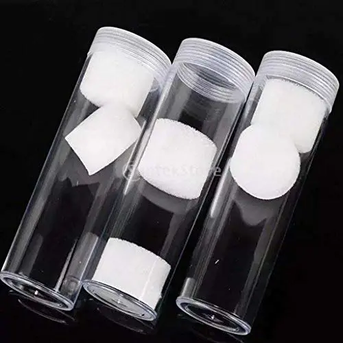 Behälter & Gläser | 10 Stück 20,5 mm 25 mm 30 mm 32 mm Schutzrohrhalter Klarsitze Runde Münzbehälter Sammelboxen | von HUDITOOLS | 1 PC