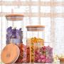 Glass Sealed Jars, Moisture-Proof Kitchen Food Containers, Storage Of Spices/Pasta/Oatmeal/Coffee Beans