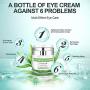Eye Cream - Under Eye Treatment for Anti Aging, Dark Circles, Eye Bag & Puffiness, Eye Wrinkle Cream with 43% Aloe Vera, Retinol, Vitamin C & E Eye Treatment for Men / Womens Eye Cream