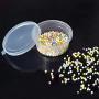 Pukido 24 pcs Slime Storage Container Reusable Plastic Storage Jars with Lids for Glue/Water/Cosmetic/Plasticine