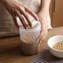 WANGLXST Food Storage Container Set, Storage Jar, Pantry Durable Seal Pot Cereal Storage Containers Dry Foods Liquids Clear Containers