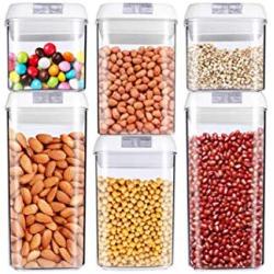 Plastic Kitchen Square Food Storage Containers Canister Grain Storage Tanks Food Storage Jar Airtight Food Storage Containers-taozhuan