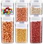 Plastic Kitchen Square Food Storage Containers Canister Grain Storage Tanks Food Storage Jar Airtight Food Storage Containers-taozhuan