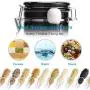 Bouteilles de Rangement Sphériques Étanches avec Couvercles – Petites Boîtes Céramiques pour Cuisine, Décor Rustique, Organisation de la Saillie, Idéales pour le Thé, les Snacks, le Sucre, le Café, les Épices – 1,5L (Couleur : Blanc) Bouteilles de Rangement Sphériques Étanches avec Couvercles – Petites Boîtes Céramiques pour Cuisine, Décor Rustique, Organisation de la Saillie, Idéales pour le Thé, les Snacks, le Sucre, le Café, les Épices – 1,5L (Couleur : Blanc)
