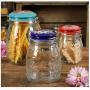 The Pioneer Woman Floral Embossed Clamp Jars, Set of 3 bundle with The Pioneer Woman Floral, 4.1-Inch, Spice Jars, Set of 6