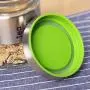 3 Stück Edelstahl-Vakuumdosen Küchen Kaffeebohnen-Behälter Süßigkeiten diverse Lebensmittel Tanks Teebehälter