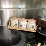 Cwg 3 Set of Ceramics Airtight Canisters Spice Jar Moisture Proof Storage Containers Tank Tea Coffee Sealed Jar SL