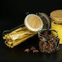 UPKOCH Glass Food Storage Jar Airtight Canister with Clip Top Bamboo Lids Glass Storage Container for Loose Tea Coffee Bean Sugar Salt