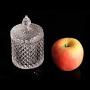 AXTG Candy Jar,Storage Canisters Lid Kitchen Gift Candy Airtight Glass Storage Tank Cookies Food Storage,A