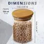 Ensemble de 12 Pots en Verre avec Couvercles en Bambou Naturel et 3 Cuillères en Bambou - Pour la Cuisine à la Maison, Idéal pour le Thé, la Farine, les Biscuits, les Bonbons et les Épices - Petits Récipients de Rangement Airtight pour les Provisions de C Ensemble de 12 Pots en Verre avec Couvercles en Bambou Naturel et 3 Cuillères en Bambou - Pour la Cuisine à la Maison, Idéal pour le Thé, la Farine, les Biscuits, les Bonbons et les Épices - Petits Récipients de Rangement Airtight pour les Provisions de C