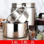 Soup Thermos Vacuum Insulated Lunch Box 3 Tier Jar Hot Thermos Food Container Travel Food Storage Carrier Container Bento Box Stainless Steel US Stock (1.8L)