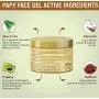 Crème Gel Organique Bella Vita Papaye pour un Teint Lumineux, Traitement des Hyperpigmentations et des Taches avec du Safrane, 60g Crème Gel Organique Bella Vita Papaye pour un Teint Lumineux, Traitement des Hyperpigmentations et des Taches avec du Safrane, 60g