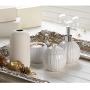 Bathroom Storage Container With Lid, Pure White Cotton Ball Ceramic Coffee Jar (Sold by Case, Pack of 24)
