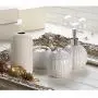 Conteneur de rangement pour salle de bain avec couvercle, pot en céramique en coton blanc pur (Vendu en lot de 24) Conteneur de rangement pour salle de bain avec couvercle, pot en céramique en coton blanc pur (Vendu en lot de 24)