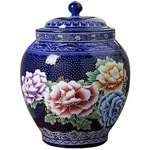 Cereal Containers Sealed Cans Ceramic Storage Jars Pickles Kimchi Jars Kitchen Purchase Box Candy Jars Containers