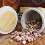 Sealed Container Spice Round Lid Food Kitchen Tea Nuts Cans Bamboo Grains Tank Storage Jar,S