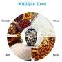 European Retro Food Storage Containers Ceramic with Lids Large Airtight Coffee Canisters Jars Porcelain,Kitchen Decor,Pantry Organization and Storage for Flour Sugar Cereals 10L/15L Blue
