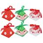 BLagenertJ 6Pcs Christmas Candy Paper Box Triangular Pyramid Gift Candy Storage Box for Birthday Wedding Party Favors