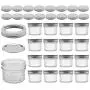 Tébery 16 Pack Bouteilles en Verre Mason 4 OZ avec Ronds et Couvercles, 16 Ronds Supplémentaires et 40 Étiquettes à Tableau Blanc Inclus Tébery 16 Pack Bouteilles en Verre Mason 4 OZ avec Ronds et Couvercles, 16 Ronds Supplémentaires et 40 Étiquettes à Tableau Blanc Inclus