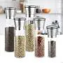 Moulin à Poivre JUSTDOLIFE Sali Stockage Multi-Usage Verre Doseur Manuel pour Poivre et Sel Moulin à Poivre JUSTDOLIFE Sali Stockage Multi-Usage Verre Doseur Manuel pour Poivre et Sel