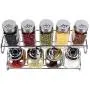 10 Sets Glasen Kruse Spice Jar Spice Flasche Abfüllbar Dichtungsschale Zuckerbehälter Salzstreuer Gewürzbehälter Küchenzubehör
