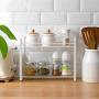 Ppy778 Shelf Kitchen Condiment Bottles Sauce Bottle Spice jar Storage Shelf Storage Rack Spice Rack