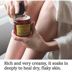 Gilden Tree Nourishing Foot Cream with Organic Aloe Vera and Shea Butter, 8 ounce jar, Heals Dry Skin, Cracked Heels, Calluses and Softens Rough, Flaky Dead Skin