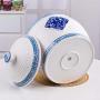 Food Savers & Storage Containers Rice Cylinder Ceramic Rice Box Grain Box Home Kitchen Sealed Flour Tank Water Tank Food Container Candy Jar/Kimchi Jar Grain Barrel Moisture-proof Insect Storage Rice