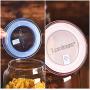 Yl Ly Glass Sealed Canister Storage Bottle Sealed Bottle Blue Pink Bottle Milk Powder Miscellaneous Grains Dried Fruit Bottle 500Ml 750Ml 1000M Pink 500Ml3