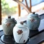 Cereal Containers Sealed Ceramic Tea Cans, Kitchen Moisture Storage Tank Containers (Size : E)