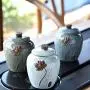 Cereal Containers Sealed Ceramic Tea Cans, Kitchen Moisture Storage Tank Containers (Size : E) Cereal Containers Sealed Ceramic Tea Cans, Kitchen Moisture Storage Tank Containers (Size : E)