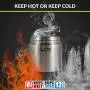 HomePuff 12.8 oz Vacuum Insulated Food Jar Thermos & Container - Stainless Steel, Double Wall
