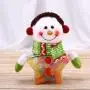 Artibetter Christmas Candy Jar Christms Favor Box with Snowman Doll Star Shape Christmas Food Storage Container for Cookies
