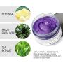 MOFAJANG Hair Coloring Wax, Disposable Instant Matte Hairstyle Mud Cream Hair Pomades for Men Women to Cosplay Nightclub Masquerade Transformation, Purple